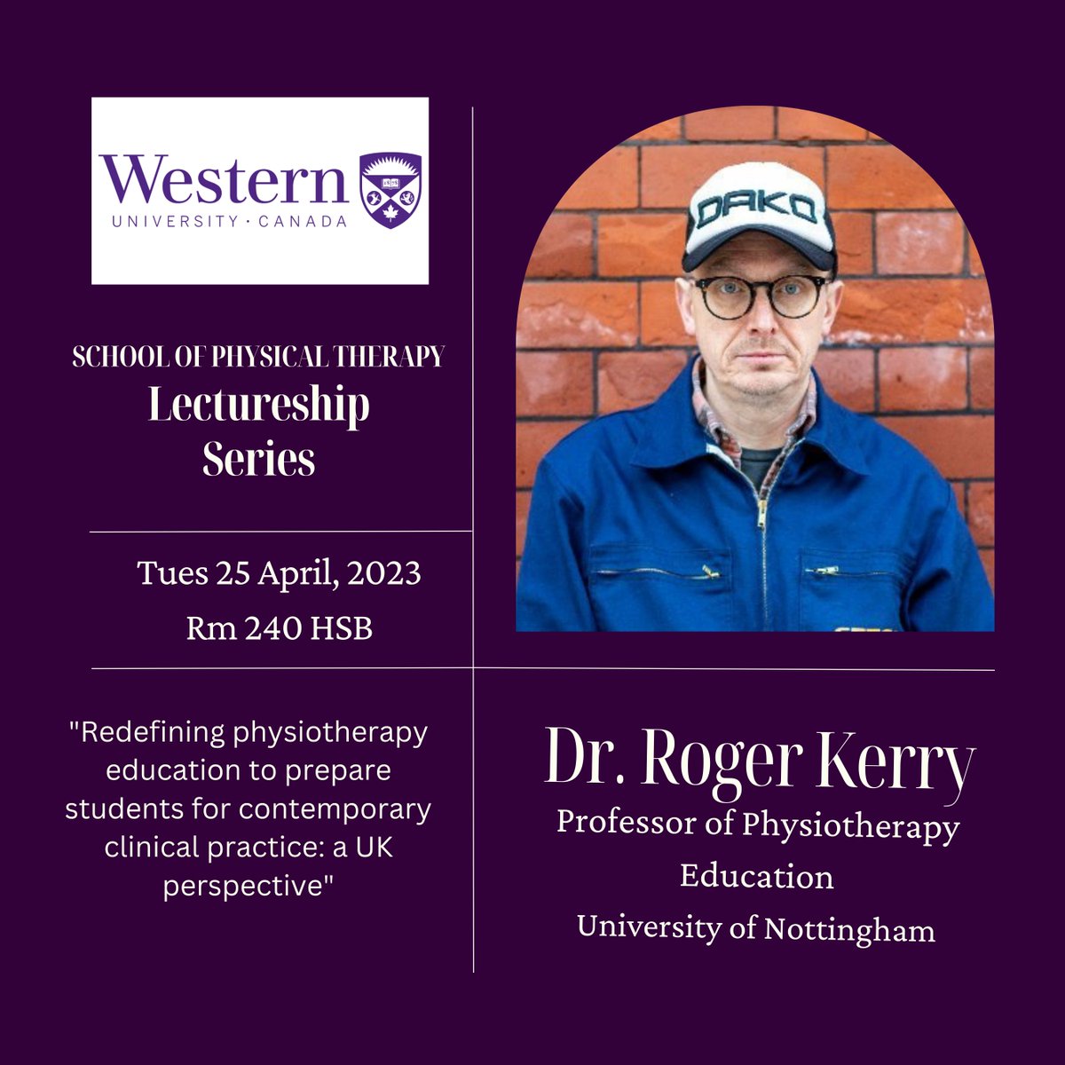 Western University School of Physical Therapy tweet media