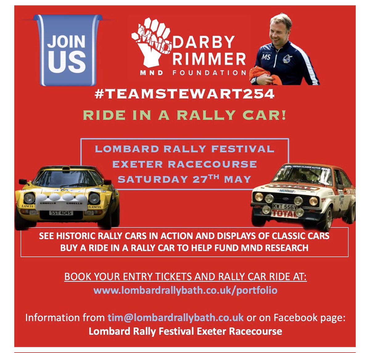 LombardrallyTim's tweet image. We are delighted to be fund raising for mnd research at our next Lombard Rally Festival on May 27th. #darbyrimmermndfoundation #visitexeter #visitdevon #exetercityfc #fordescortrs