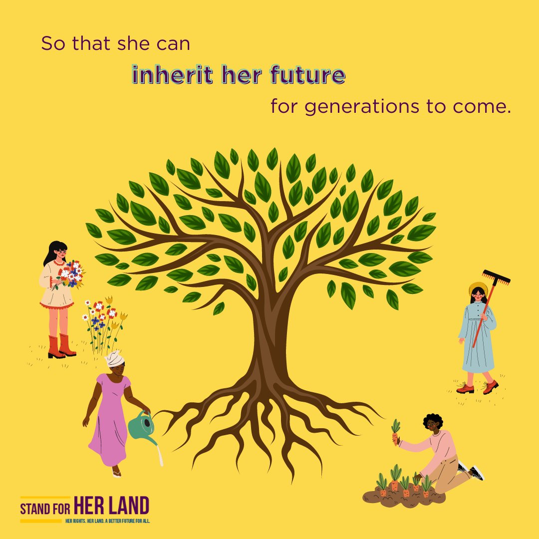We're thrilled to support @Stand4HerLand (S4HL) - @Landesa_Global’s campaign on inheritance rights! 📣

Through this campaign, we aim to raise awareness on inheritance rights in S4HL focus countries, especially on the inheritance of property 🚺🏠

#InheritHerFuture #Stand4HerLand