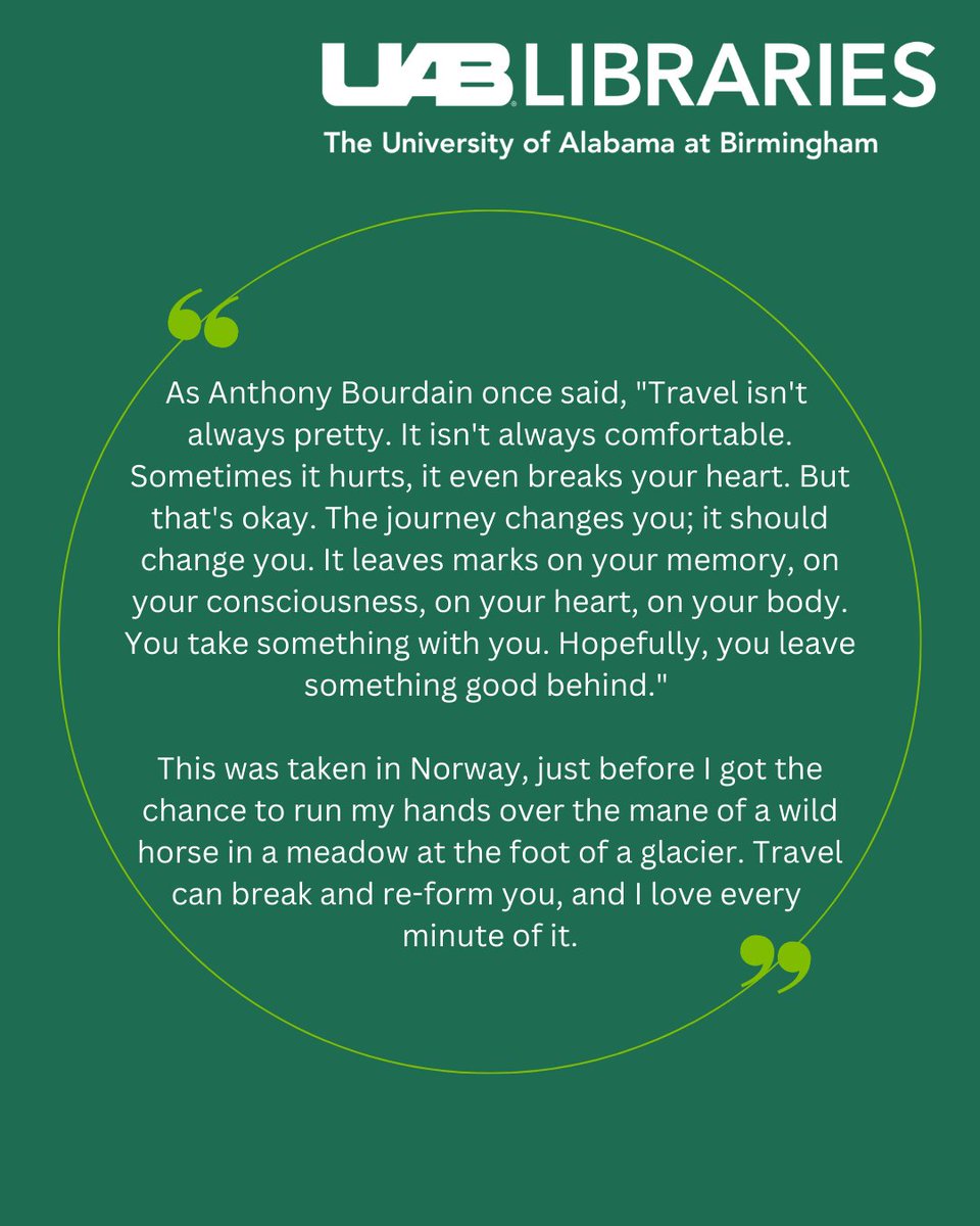 🏖️When not traveling, Brooke is our liaison to the social sciences. She is passionate about media literacy and digital humanities research. She wins coziest office in the Sterne reference hall. 🛋️

#NationalLibraryWeek #NLW2023