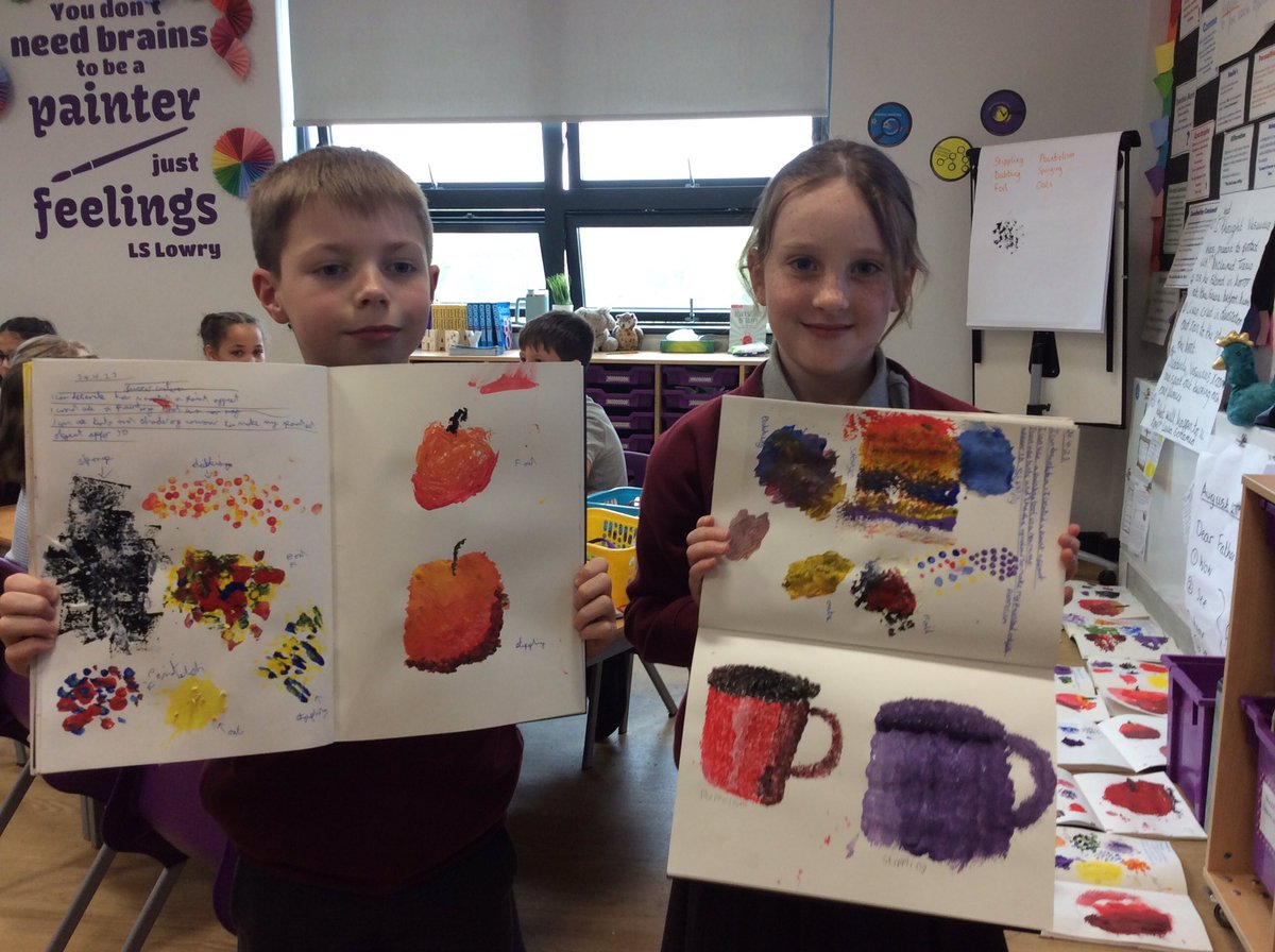 Art superstars - applying all their learning today <a href="/BlackrodPSch/">Blackrod Primary</a>