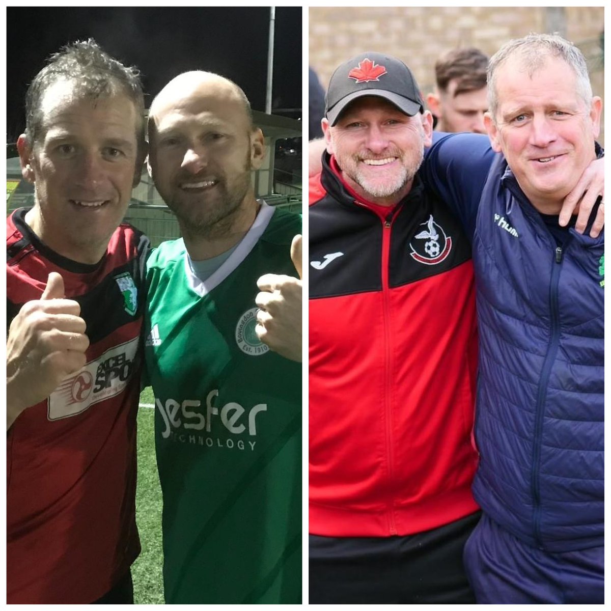 Photographic proof from me & @mooro72 that management is no good for you over the years 🤦🏼‍♂️ 

@LeightonTownFC 
@BovingdonFC 
@EdgwareFC 
@levgreenfc