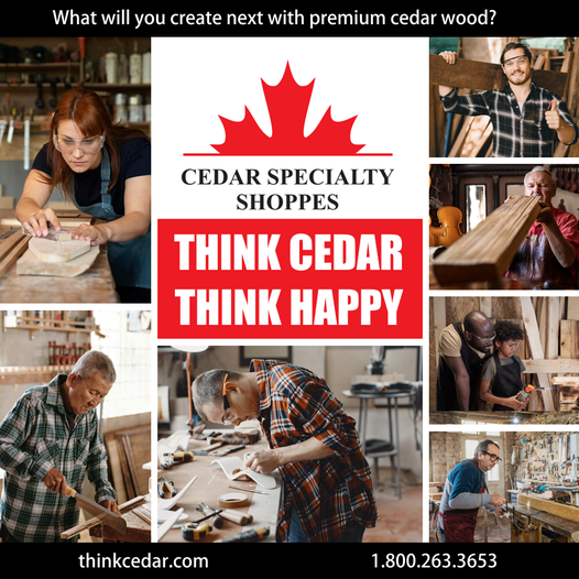 ThinkCedar's tweet image. When you are planning your deck, fence, gazebo, or backyard structure to expand your living space outdoors; Visit the Cedar Specialty Shoppe. 
Call us at 1.800.263.3653. thinkcedar.com/pricelist/ #cedarroofontario #cedarlumber #cedarspecialtyshoppes #cedarexperts #thinkcedar