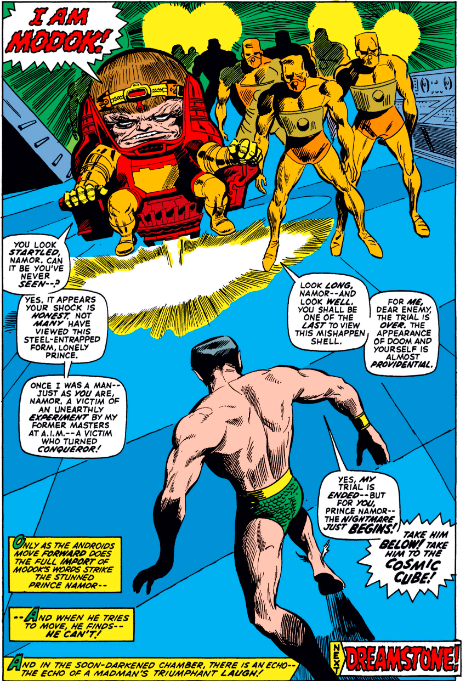 MarvelADay's tweet photo. #MarvelADay #SM48 Our cliffhanger! What will become of Doom, MODOK, Namor and Cindy? Be with us tomorrow as our story concludes. - VA https://t.co/m1mSDemwjq