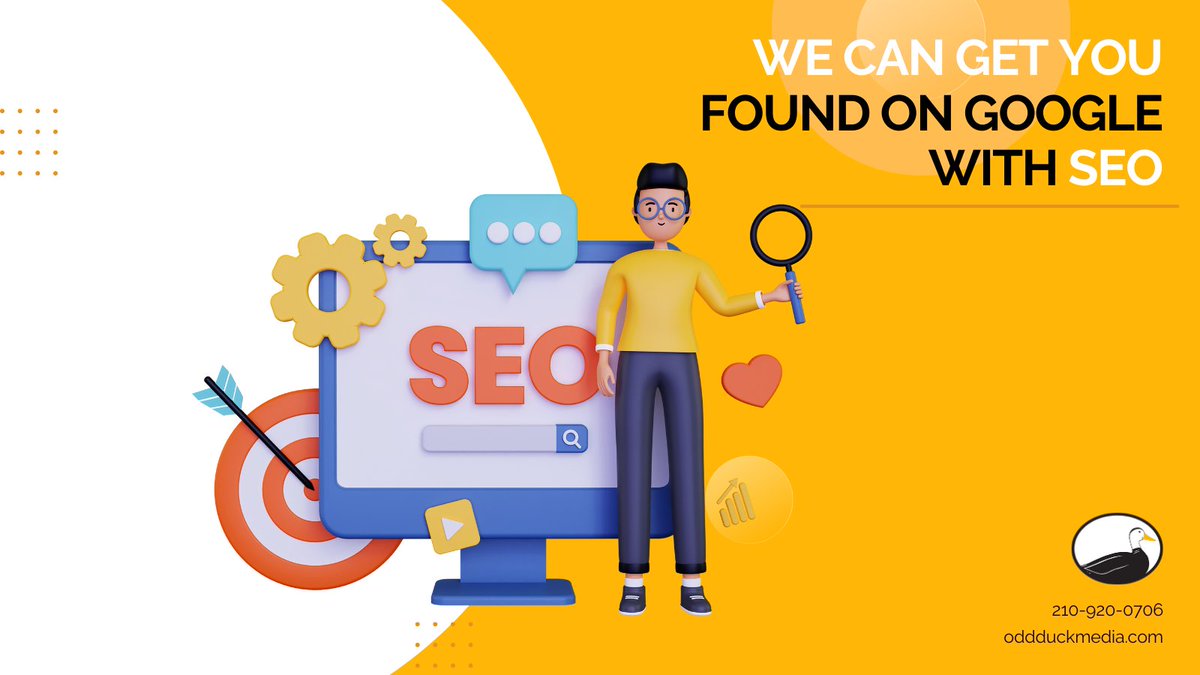 When you absolutely need to get your business found on Google, you need premier SEO services. Our SEO process is affordable, detailed and ridiculously effective.
Are you ready to experience the Odd Duck difference for your business?
oddduckmedia.com
