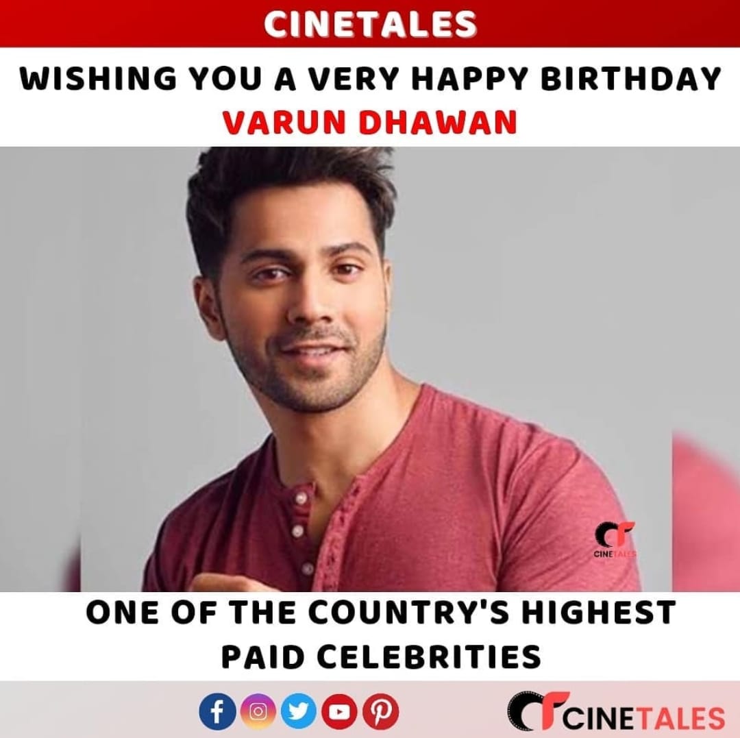 Happy birthday Varun Dhawan, be it Badlapur or Bhediya, he has been superb with his performance... 👏👍🎂🎊
@Varun_dvn #VarunDhawan #HBDVarunDhawan #Bhediya  #HappyBirthdayVarunDhawan