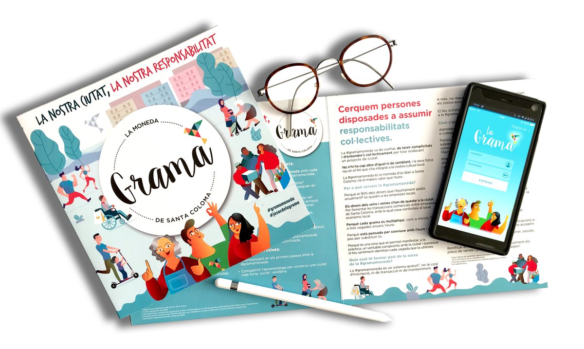 👉 Converteix-te en ambaixador de la #Gramamoneda amb el material informatiu que et podem facilitar des de l'Oficina Tècnica. Qui millor que cap altre per explicar la #monedalocal de Santa Coloma als amics, companys, familiars i conegudes. 

gramamoneda.cat/noticies/ajuda…