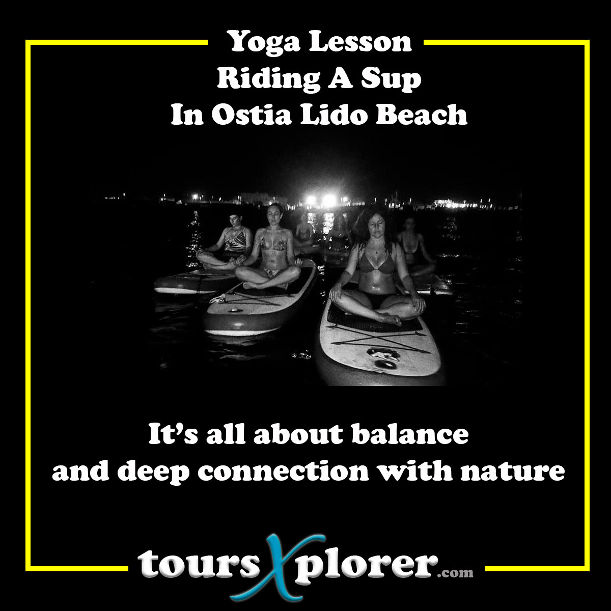 Yoga Lesson

#yoga #SUP #standuppaddle #beach #ostialido #italy #travel #wellness #fitness #mindfulness #meditation #outdooractivities #adventure #relaxation #selfcare #tourism #yogaeverydamnday #yogalife #yogainspiration #vacation #Toursxplorer

toursxplorer.com/tour/yoga-less…
