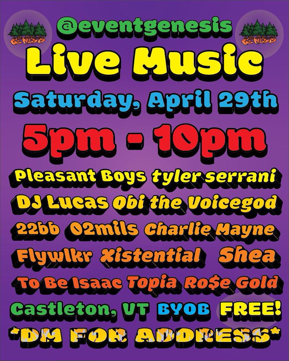 flywlkr_'s tweet photo. BACK 2 BACK SHOWS THIS WEEKEND

FRIDAY NIGHT - ORLANDOS

SATURDAY EVENING - EVENT GENESIS IN CASTLETON 

LFGGGG YOU DONT WANNA MISS OUT I PROMISE YOU THIS WILL BE THE HIGHLIGHT OF SPRING 2023 MUSIC SCENE POPPIN OFF IM GOING CRAZY AT BOTH OF THESE COME MOSH WITH ME https://t.co/qWyG602g2G