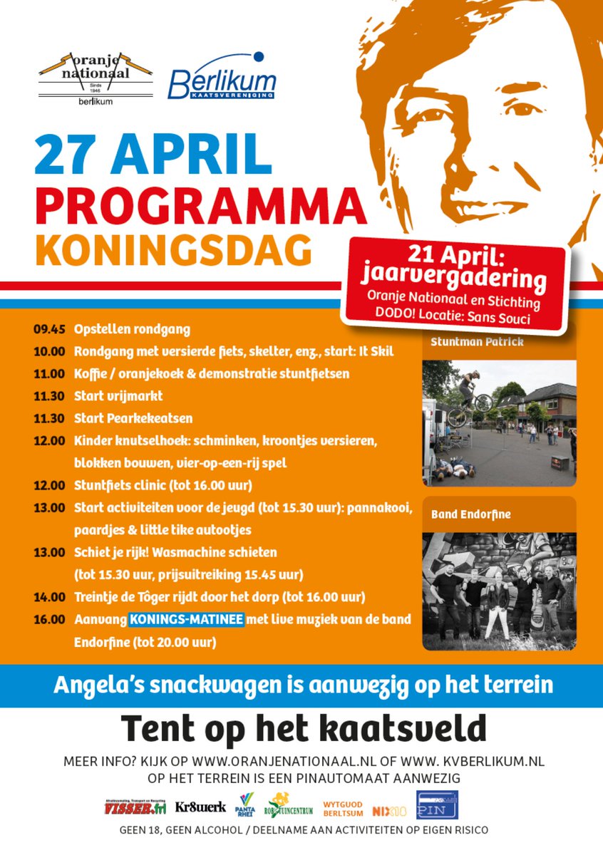 🧡Na een geweldig geslaagde jaarvergadering nu druk aan de slag met de voorbereidingen van de Mudrun en het Koningsfeest 👑 #mudrunberltsum #koningsdag