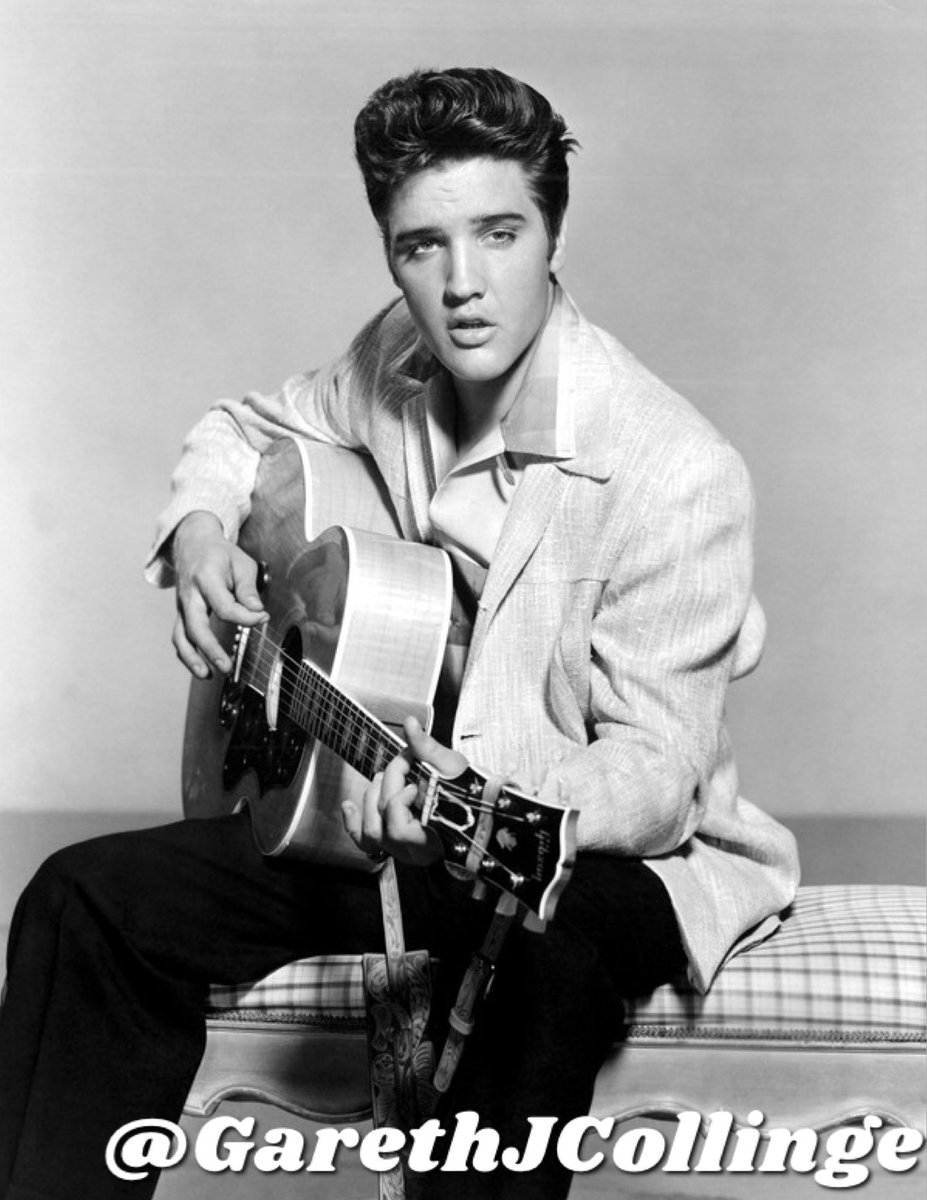 Our man #Elvis #ElvisHistory #ElvisFamily #Elvis2023 looking cool with his guitar as usual. | @SociallyElvisTC @denisecahoon4 @Julielouisesha1