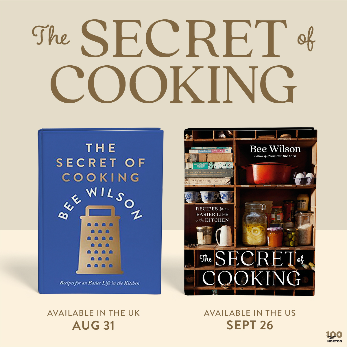 Do you wish you cooked more but don't know where to start? I wrote THE SECRET OF COOKING for anyone who needs ideas for how to cook when you are tired/stressed/alone/have terrible knife skills/all of the above. Here are the covers! (@wwnorton & @4thEstateBooks)