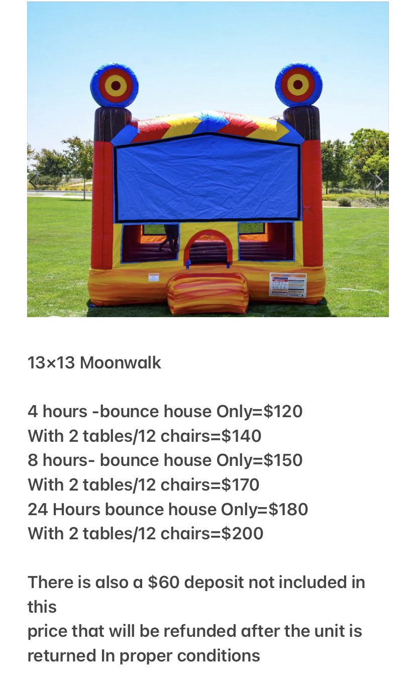 R2R Moonwalk and Party Rentals, LLC on Twitter "Kick off the season