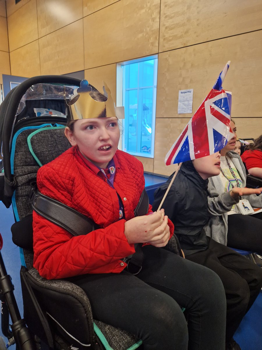 VPSCarluke's tweet photo. Today's assembly was all about the upcoming coronation! Sam kindly offered to pretend to be the King and acted out being coronated! https://t.co/TMpBiJ2STp