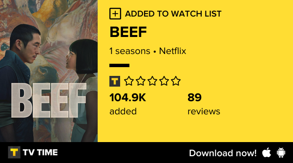 I've just started following BEEF tvtime.com/r/2N2ck #tvtime