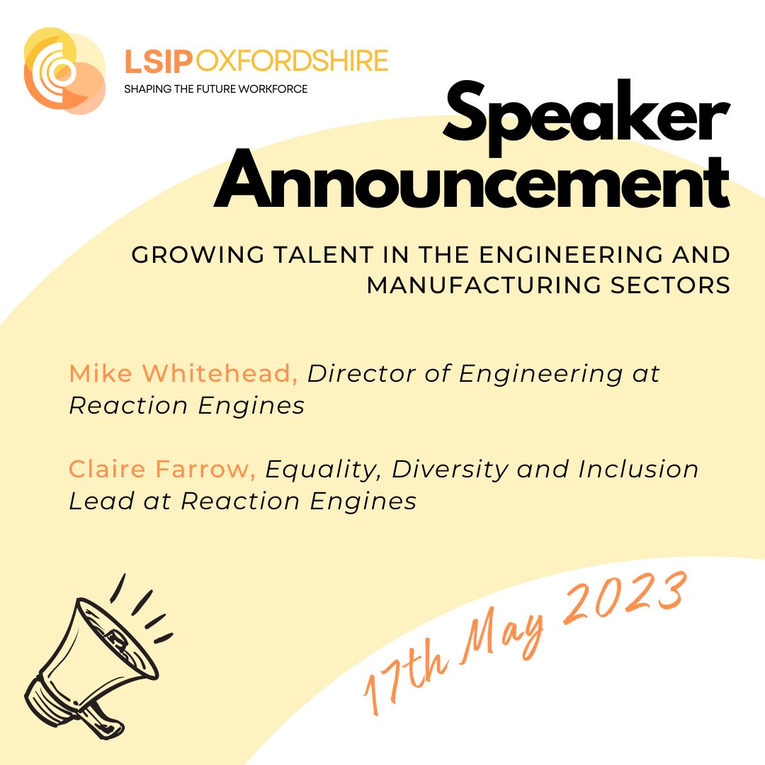 Some amazing speakers lined up for our Engineering & Manufacturing event on the 17th of May at @OAS_UKAEA! Excited to hear what they have to say, but don't forget to get your voice heard by booking your free place now; buff.ly/3KAKloW 
#oxfordshirelsip #getyourvoiceheard