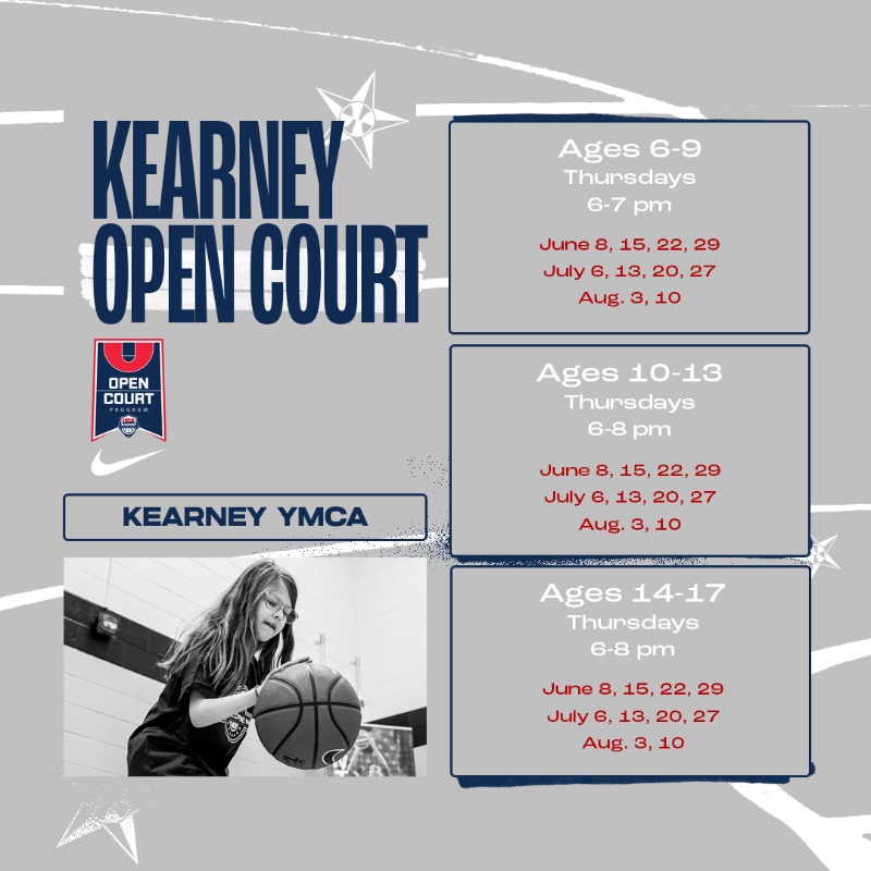 USA Basketball is coming to town! Here is another opportunity taking place in Kearney this summer. Learn more and register: kearneyymca.org/usa-basketball…
<a href="/KearneyFamilyY/">Kearney Family YMCA</a> <a href="/usabasketball/">USA Basketball</a>