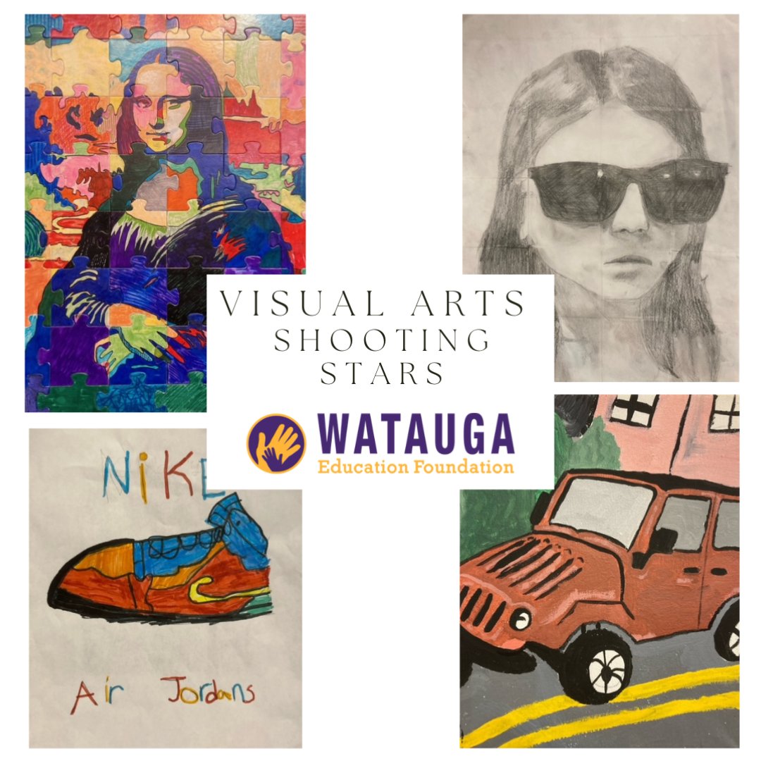 “Art is not what you see, but what you make others see” –Edgar Degas

Visit the Jones House in Downtown Boone to see the Artwork by our Watauga County School students. Artwork will be on display until 4/30. 

#WeAreWatauga #WEF4WCS <a href="/WataugaSchools/">Watauga County Schools</a>