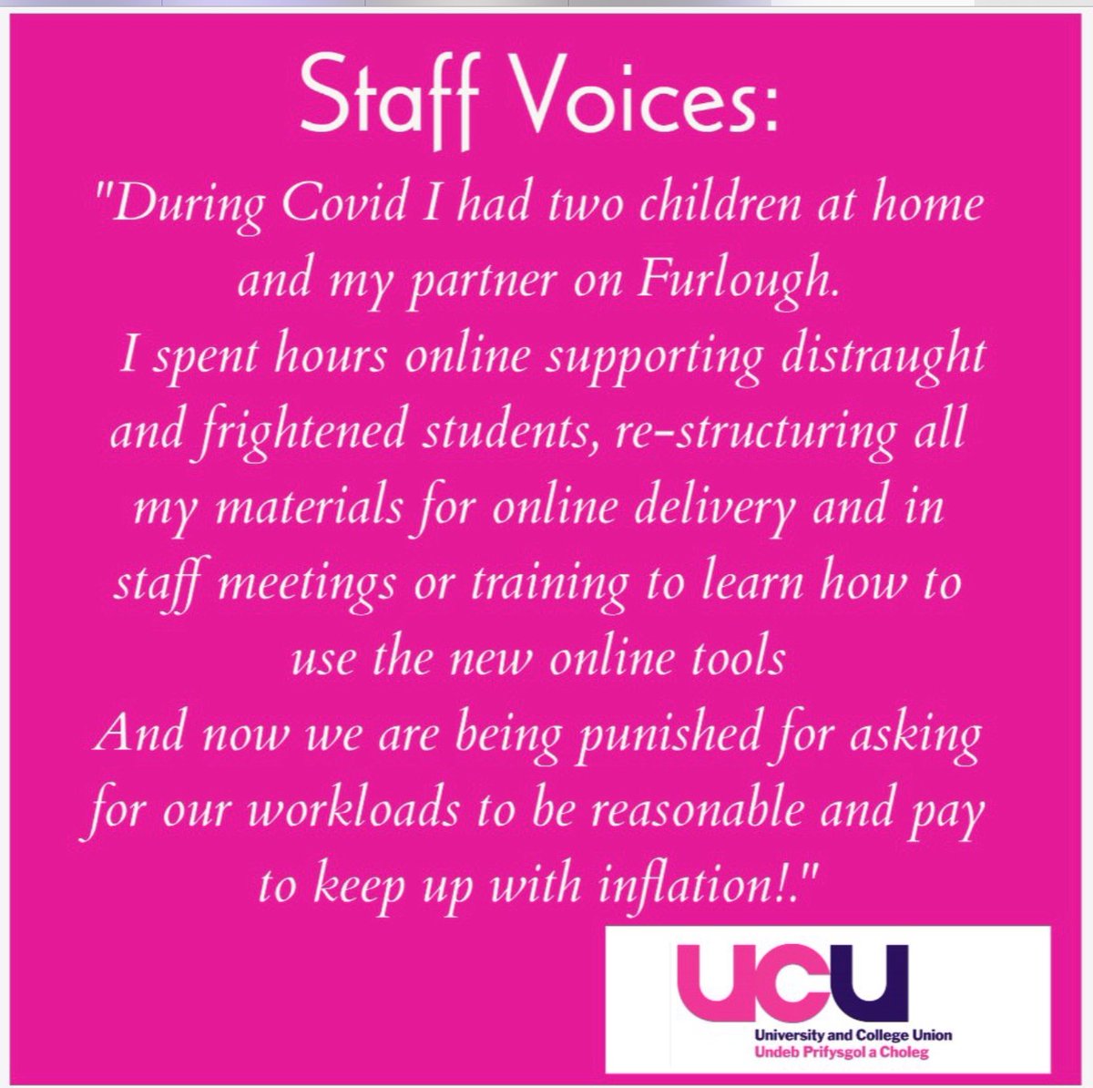 We have been listening to staff voices.
<a href="/UCEA1/">UCEA</a> have you?
#WeAreTheUniversity  <a href="/ucu/">UCU</a>