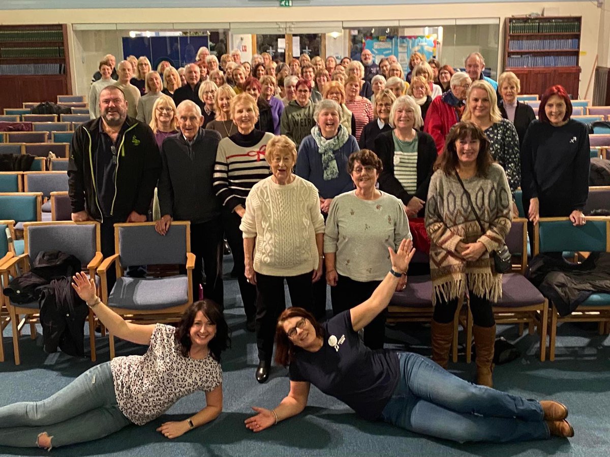 #Solihull your <a href="/tunelesschoir/">Tuneless Choir</a> launches on Wednesday!  After Corinne and Helen had a wail of a time visiting this lovely lot at #suttoncoldfield Singing like no one is listening, for those who can’t carry a tune in a bucket.

tunelesschoir.com/2023/04/19/sol…