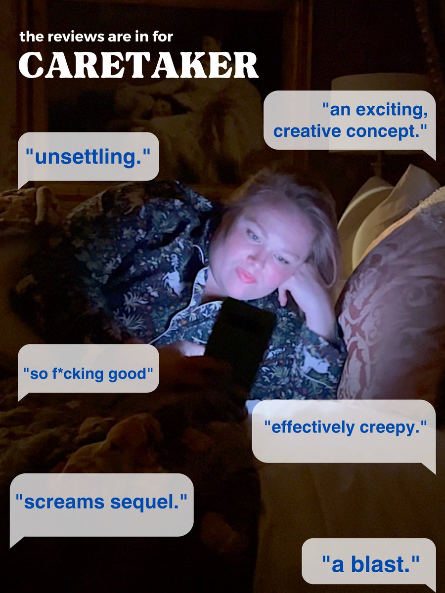Some real nice things about #caretakerfilm 🥰