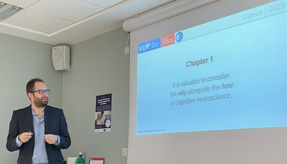 Visual working memory for action-through action. 
An insightful talk by <a href="/freekvanede/">Freek van Ede</a> today at <a href="/CyUniTech/">Cyprus University of Technology</a>, thanks to <a href="/n_konstantinou/">Nikos Konstantinou</a>.