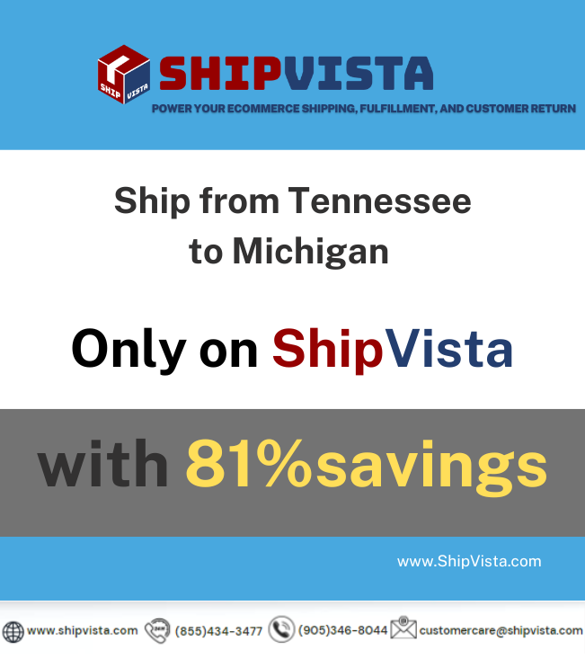 shipvista's tweet photo. Ship from #Tennessee to #Michigan with up to 81% #savings, only on https://t.co/wFAAAjyygu.
Visit https://t.co/wFAAAjyygu now
Ask any query
Toll-free: 855-434-3477 or
Email: customercare@shipvista.com
UPS Purolator Shopify WooCommerce
#trackingnumber #livestreaming #shipping #shipwithconfidence #ecommerceshipping
#smallbusiness #shippingworldwide✈️ #shippingcost #UPS #Canpar #florida
#discountshipping #cheapshipp #supportlocalbusiness
#supportsmallbusiness #supportwomenbusiness
With 💘@shipvista Made in Ontario