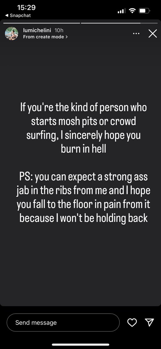Against The Current fans are a bunch of wetty’s bro Jesus Christ lmao

Ain’t no way Trophy Eyes’ set was that lit that you’re THIS upset