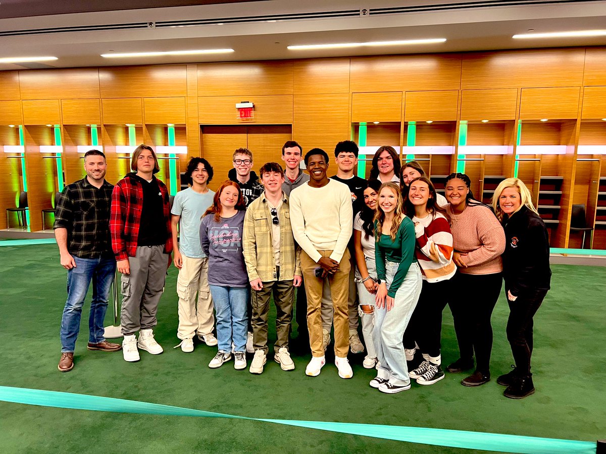 Sports Business Day at MetLife stadium!!! #bhs #barnegatinspires