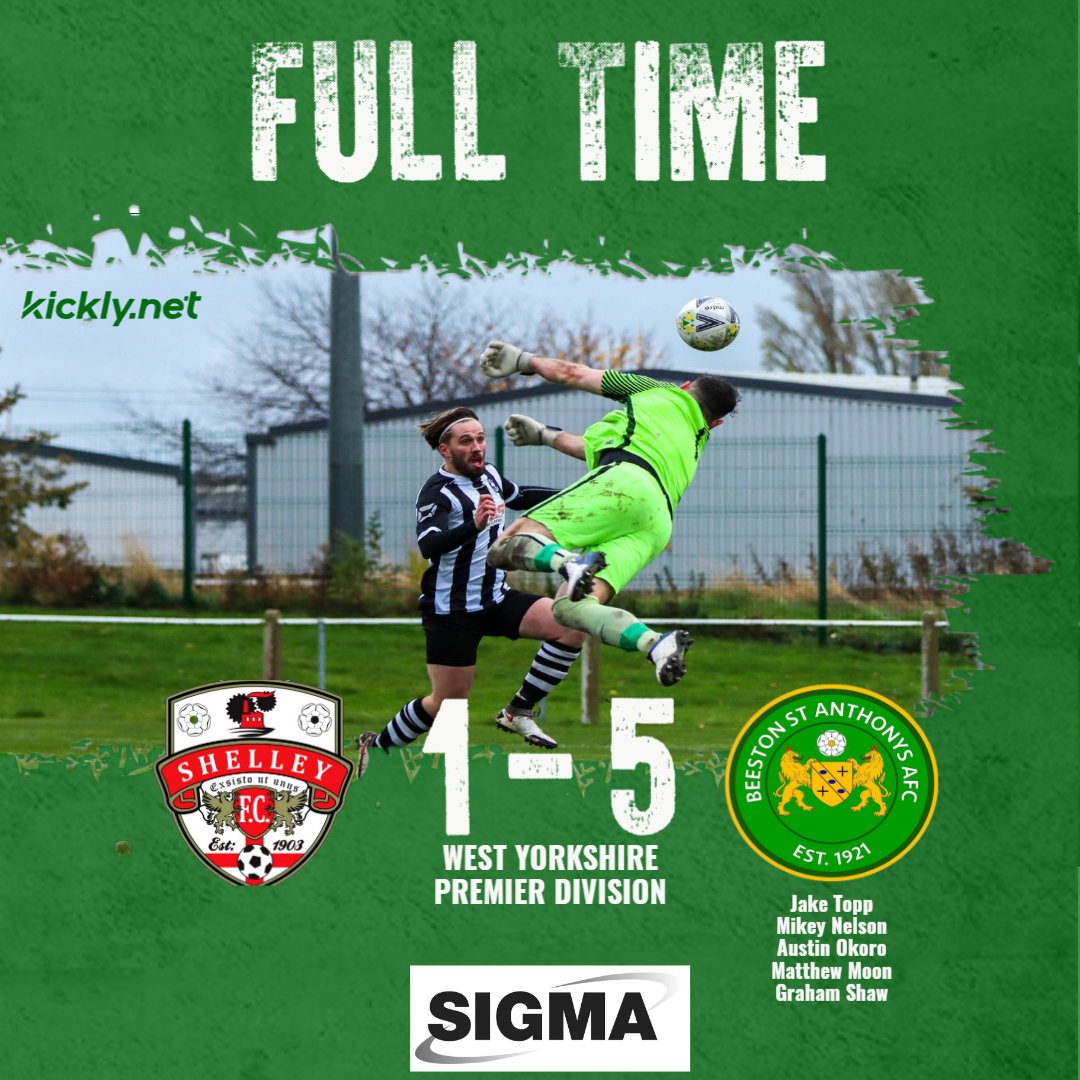 Saturday saw The Saints make the trip over to Shelley.

The hosts taking the lead before a second half onslaught from BSA. 

Saints goals were scored by Nelly,  Moony, Grezza, Ozzy &amp; that man <a href="/jaketopp2/">jake topp</a>  again!

MOTM was Mikey Nelson