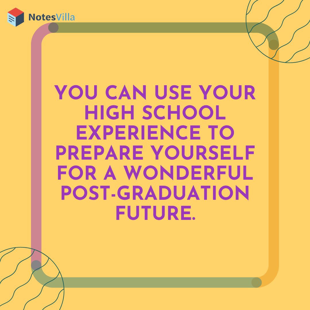 notesvilla's tweet image. Developing productive habits during high school will give students the best to be successful in college. 

Developing healthy skills for success in high school will contribute to long-term success in the future.

#school #notesvilla #hacks #tips #schoollife #studentlife