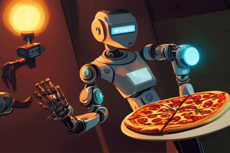 SergeantPizza's tweet photo. Electric Pizza Groove

#AIArtwork  #pizza #aiartcommunity #digitalpainting  #NFTCommunity #nftcollectors #stablediffusion https://t.co/qMFjyLGxYQ