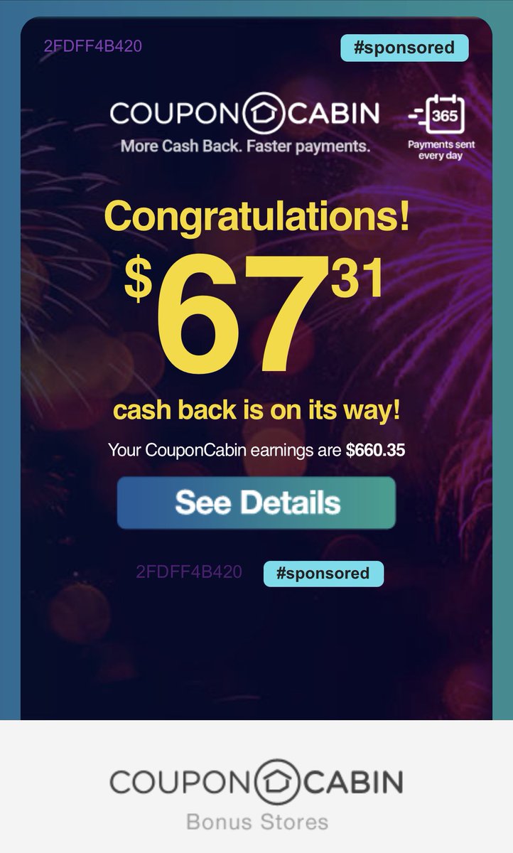 CM_Maven's tweet photo. Thank you @CouponCabin ! https://t.co/oRVJVfYEbq