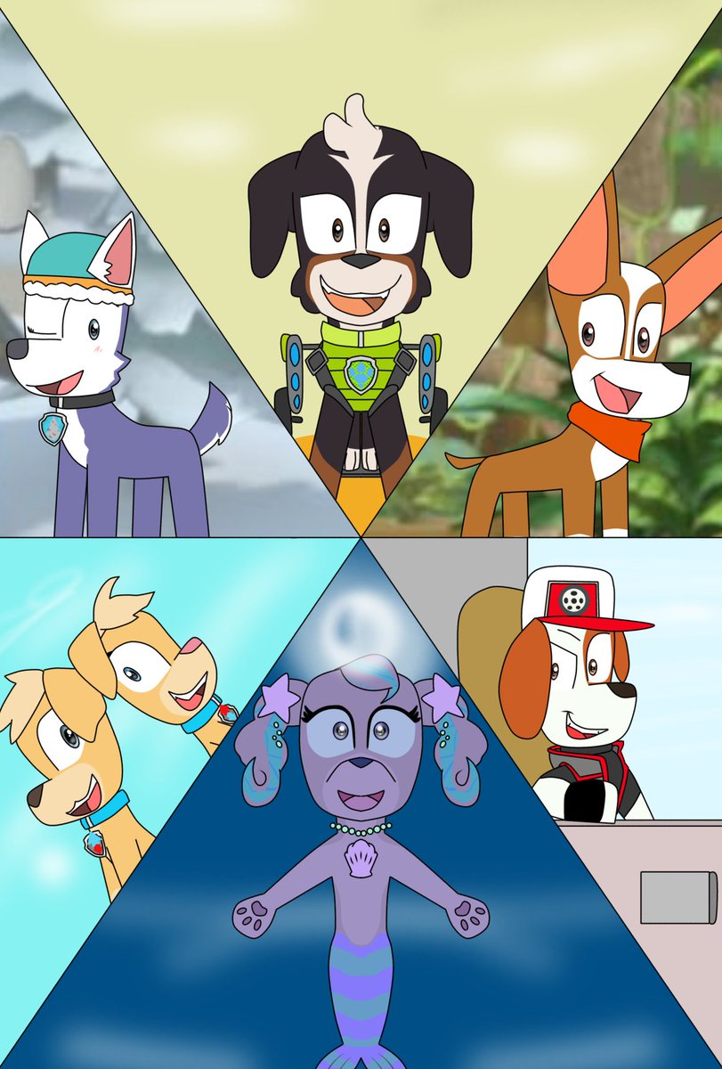 PartyElias's tweet photo. Paw patrol
To the lookout!

Ryder needs us!

Here a little repost of fanarts for All paws on deck episode premiere date!!

PAW PATROL ON THE ROLL
(1/2)
#Allpawsondeck #PAWPatrol #fanart #Ryderneedus #bigtrucks #misionpaw #Aquapups #Mightypups #Seapatrol #catpack #dinorescue https://t.co/TYcUjJ9gwK