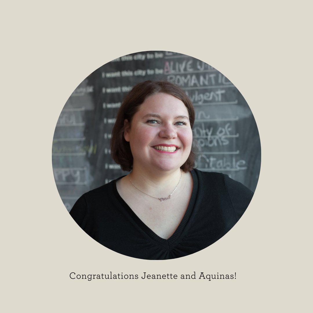 Today we honor and celebrate the great accomplishments of @aquinascollegegr alumni, Jeanette Pierce.