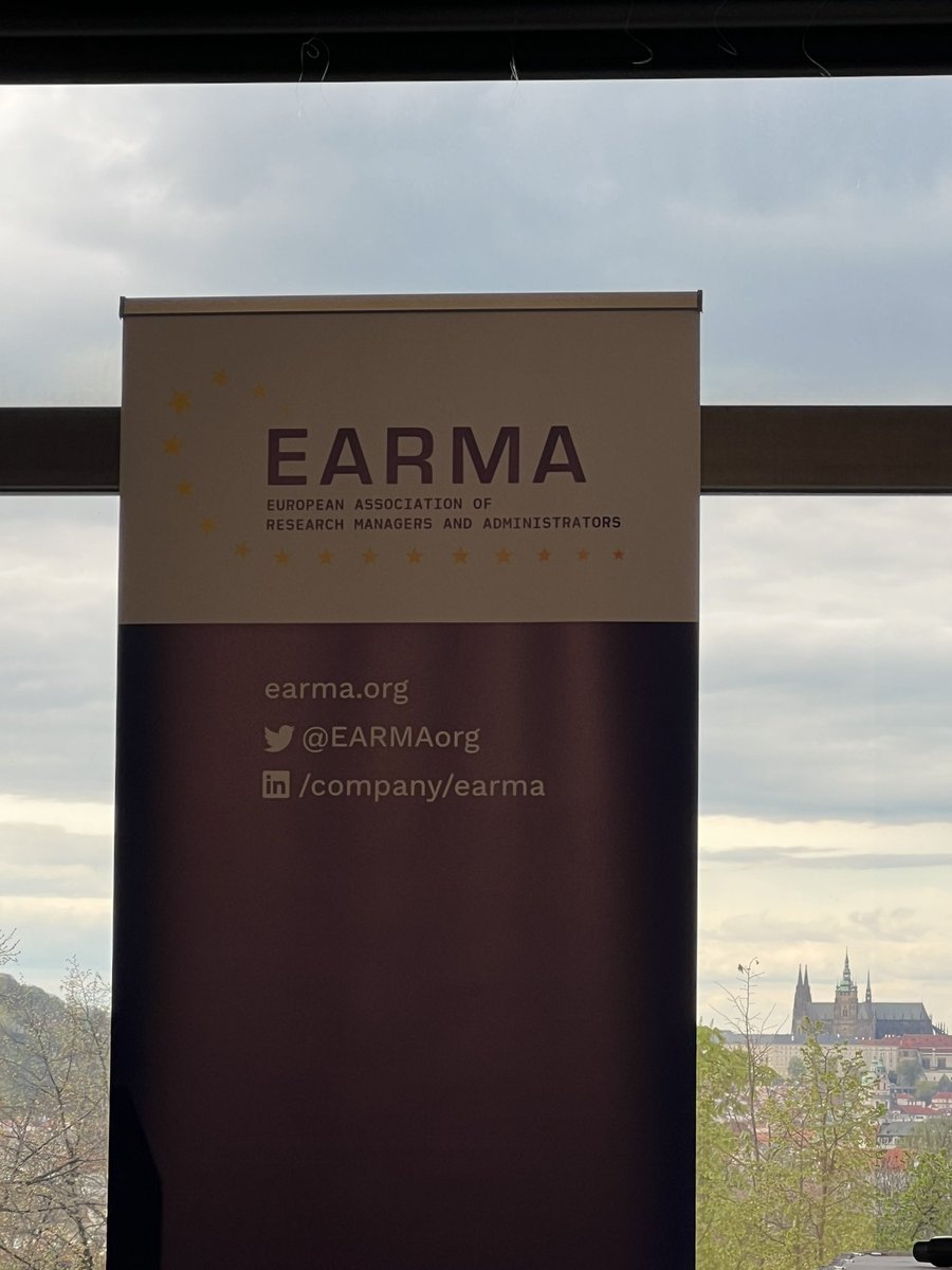 Perfect backdrop for EARMA 2023 in Prague #earmaconference #researchmanagement