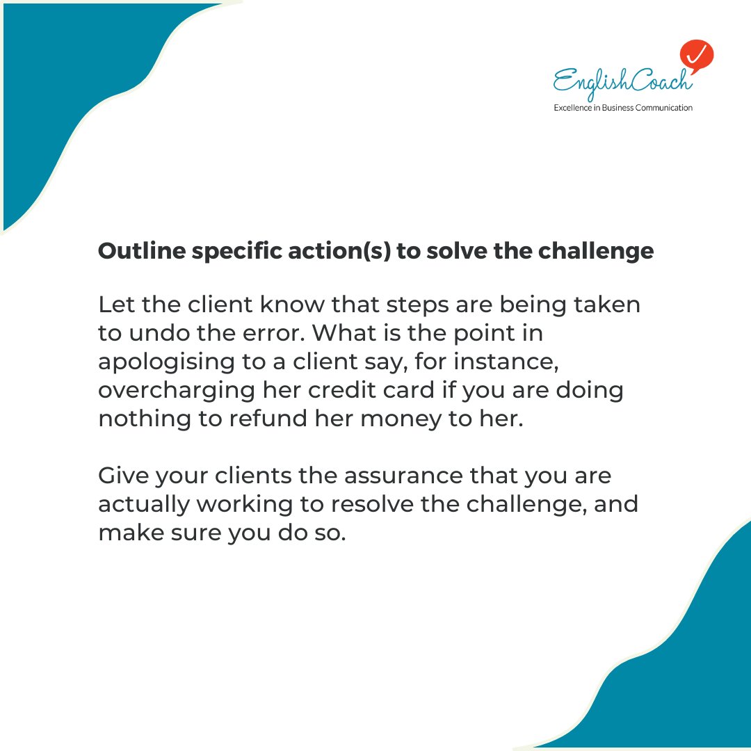 Messed up a client order?

Here are a few tips to help you email the appropriate apology and win the hearts and trust of your clients to ensure that they continue to do business with you.

#emailwriting #emailwritingtips #businessemails