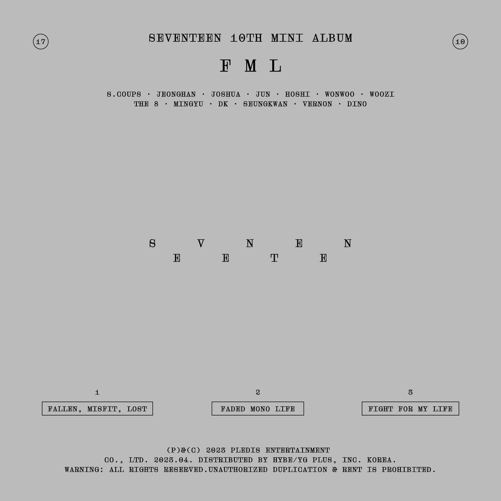koreansales_twt's tweet photo. Top 100 1st Day Sales

1. #SEVENTEEN FML — 3,998,373 copies 🆕

https://t.co/vT0zZneMcF https://t.co/f30hcVVso9