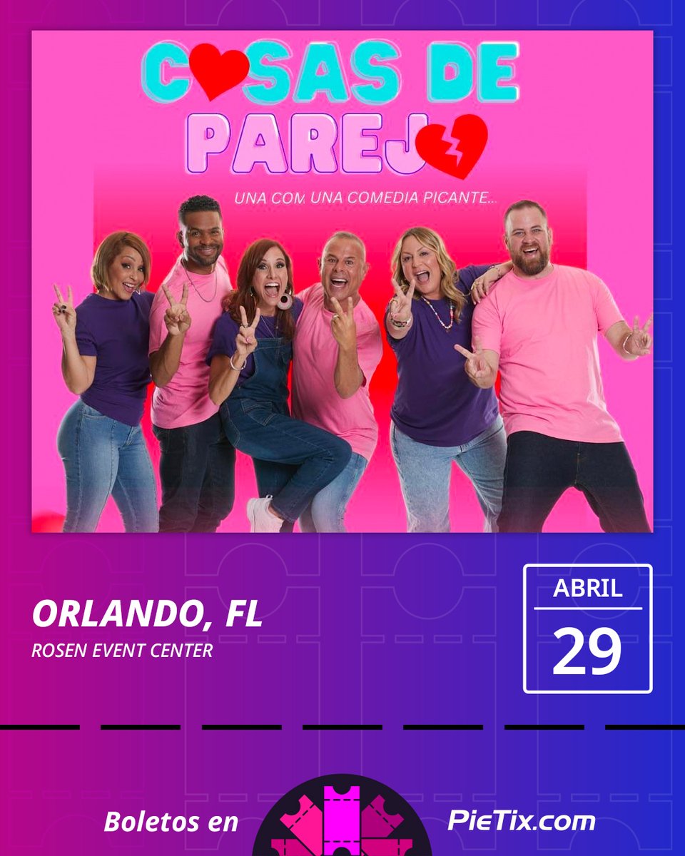 📢 ¿Ready pa' este próximo sábado? El combo de <a href="/titaguerrero1/">tita guerrero</a>, <a href="/pamelanoa/">PaM</a>, @gisselleofficial, @jasond_calderon, @raymondgerenaoficial y <a href="/danilocomedia/">Danilo Beauchamp</a> están más que ready pa' hacernos gozar en su nuevo show 𝗖𝗼𝘀𝗮𝘀 𝗱𝗲 𝗣𝗮𝗿𝗲𝗷𝗮.

¡Boletos ya en 𝗣𝗶𝗲𝘁𝗶𝘅 .𝗰𝗼𝗺!