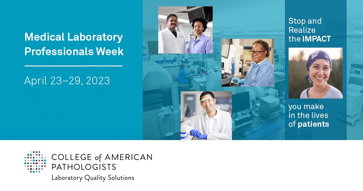 Pathologists's tweet image. US medical laboratory professionals, THANK YOU for making a difference! Enjoy every minute of Medical Laboratory Professionals Week. Share your gratitude for #LabColleagues with an ecard today. #ASCPLabWeek23

capatholo.gy/3Kno1Lr