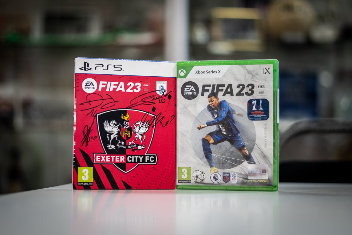 🚨 Look what we found lying around!

🎮 Fancy winning a PS5 or Xbox Series X copy of FIFA 23?

Just give this post a RT before, 5pm tomorrow (Tues, April 25) and we will pick a pair of lucky winners!

#ECFC #OneGrecianGoal