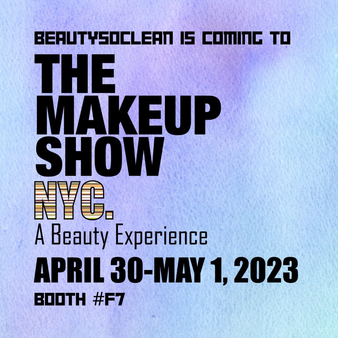 BeautySoClean's tweet image. BeautySoClean will be at the Makeup Show NYC this weekend for another round. The same amazing show specials will be running, including our Pro Kit for almost 50% off 😮

Can’t wait to see you there!

#TheMakeupShow #TheMakeupShowNYC #NYC #MakeupArtistsWorldwide #NewYorkMUA