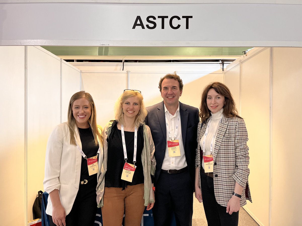 Ukrainian 🇺🇦 friends increased the n of BMT despite the war, prioritizing patients over their own safety! Great to see them at #EBMT2023 ⁦<a href="/ASTCT/">ASTCT</a>⁩ for 🇺🇦!! ⁦<a href="/stepanishyna1/">Yana Stepanishyna</a>⁩ ⁦<a href="/KaterynaFilone1/">Kateryna Filonenko</a>⁩ ⁦<a href="/KarenSweiss/">Karen Sweiss</a>⁩ ⁦@DrMiguelPerales⁩ ⁦<a href="/AndreWi54721839/">Andre Williams</a>⁩