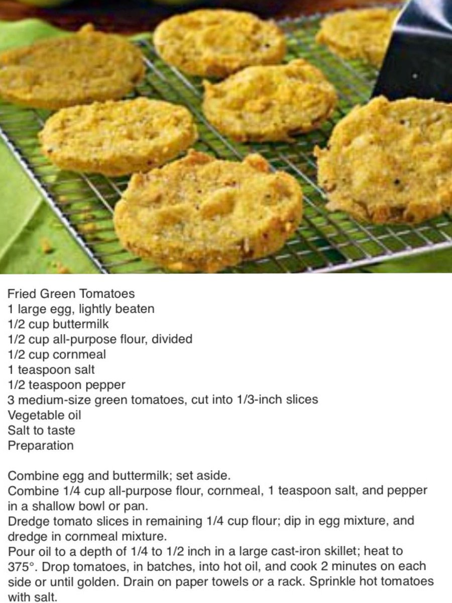 FMOzarks's tweet image. Anxiously waiting for the tomatoes to ripen? Good news is that there's enjoy your tomatoes BEFORE THEY TURN RED! Try out this fried green tomato recipe and enjoy your veggies (or fruits?) now!
#seasonalrecipes #makeitmonday #fmo #farmersmarket #shoplocal #supportyourlocalfarmer