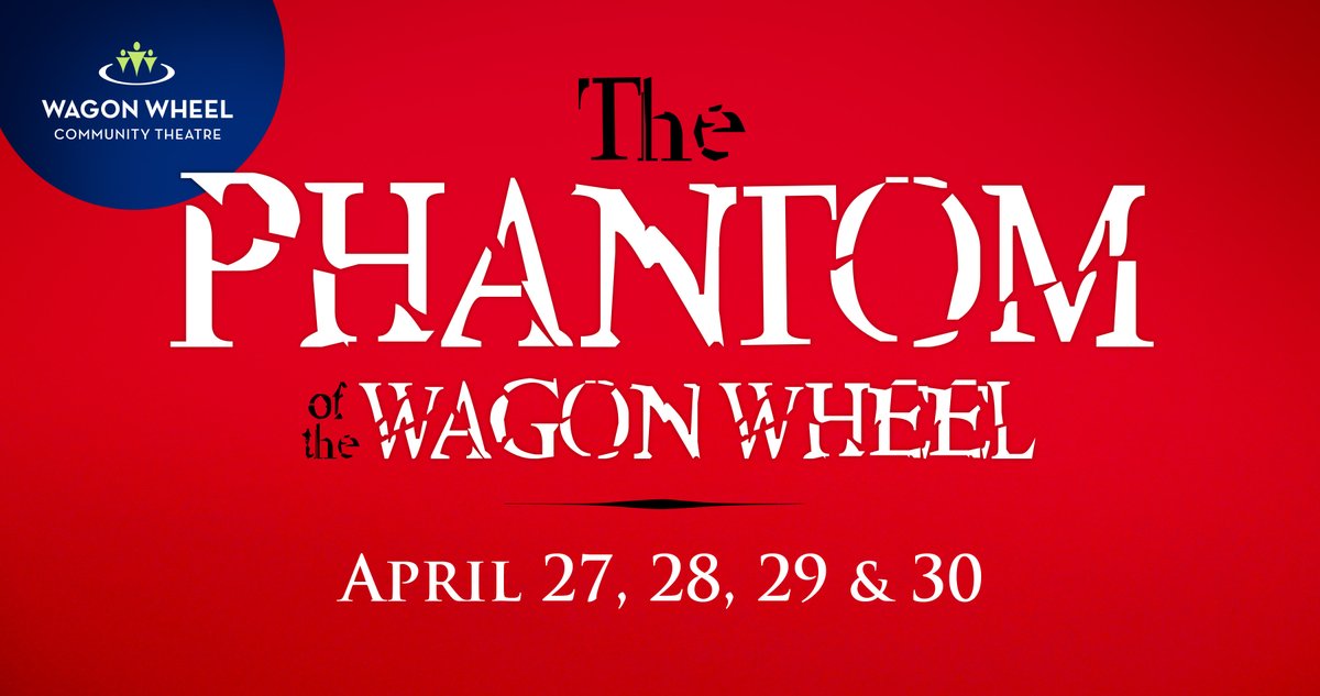 wagonwheelcentr's tweet photo. Opening night for PHANTOM OF THE WAGON WHEEL is just a few days away!
The show will feature a local celebrity each performance, including Glenn Hall, the legendary podcaster Chris Plack and Shawn Brown.

Purchase your tickets now at https://t.co/Gc8t1QxvCL https://t.co/MIWwiYjjDd