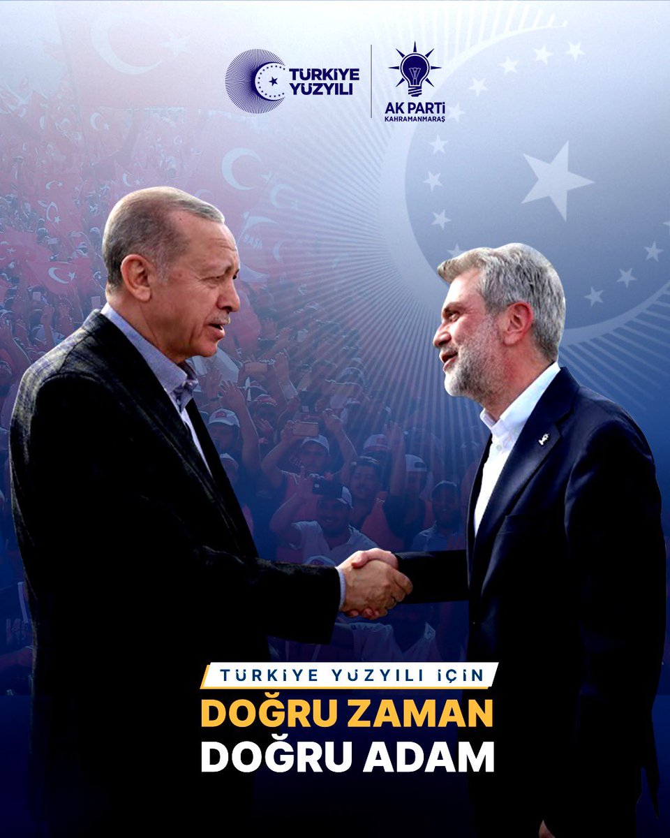 Türkiye Yüzyılı için, 
Doğru Zaman Doğru Adam

#RecepTayyipErdoğan
