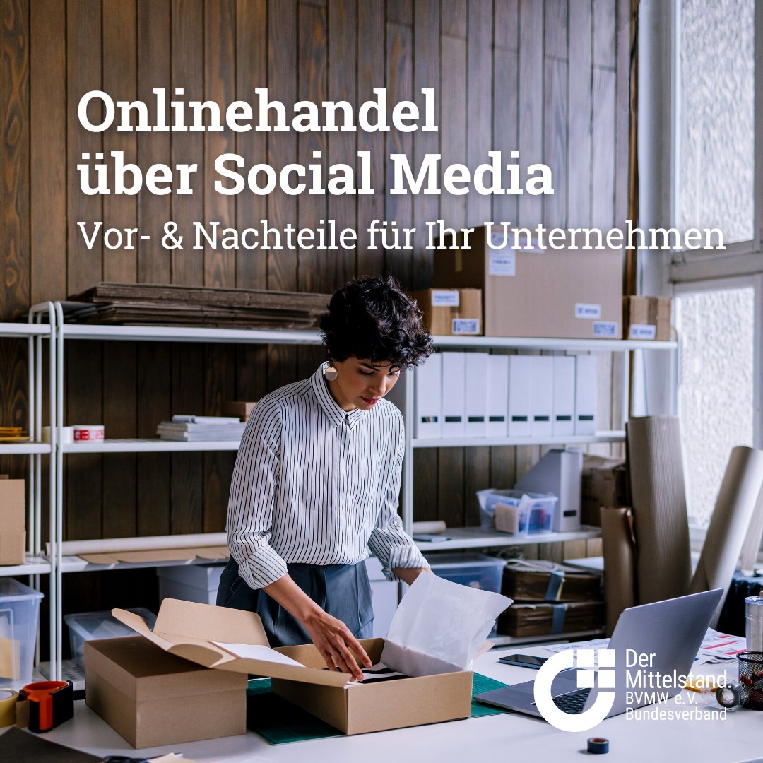 Der Mittelstand. BVMW e.V. (@bvmwev) on Twitter photo #SocialCommerce nennt sich der Handel über #SocialMedia. 🛍️ Mit dem neuen Trend erreichen Sie Kund:innen überall & profitieren von einer sehr großen Reichweite.
Ob sich dieser Ansatz auch für Sie lohnt, erfahren Sie in nur 5 Minuten vom <a href="/DigitalZBerlin/">Digitalzentrum Berlin</a>: bit.ly/verkauf-social… #SocialCommerce nennt sich der Handel über #SocialMedia. 🛍️ Mit dem neuen Trend erreichen Sie Kund:innen überall & profitieren von einer sehr großen Reichweite.
Ob sich dieser Ansatz auch für Sie lohnt, erfahren Sie in nur 5 Minuten vom <a href="/DigitalZBerlin/">Digitalzentrum Berlin</a>: bit.ly/verkauf-social…
