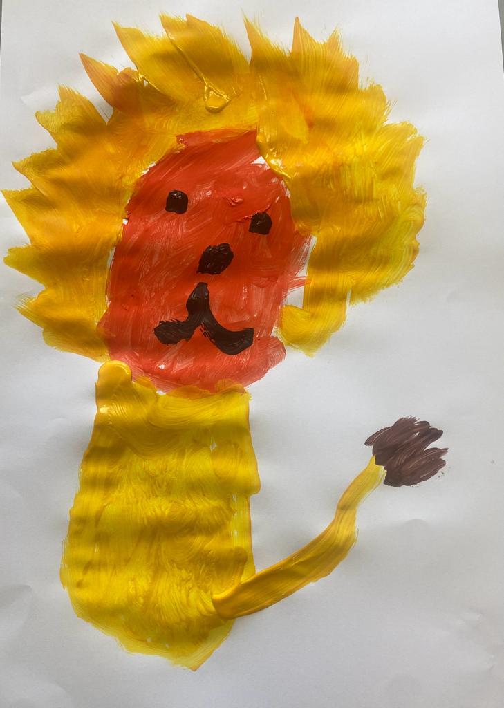 Our Artist of the Month for April is Matthew from Ms Corr’s Senior Infants! Well done Matthew👏🦁👨‍🎨