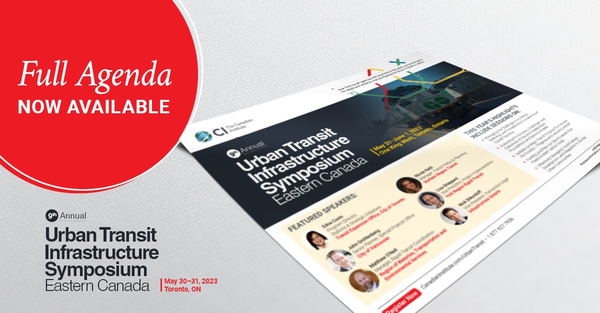 Read our Full Agenda NOW!

Learn how you can manage a changing ridership, find efficiencies for transit development, and strategies for cost-effective planning. 

Download our full schedule now:  bit.ly/3mRdvqs

#CIConferences