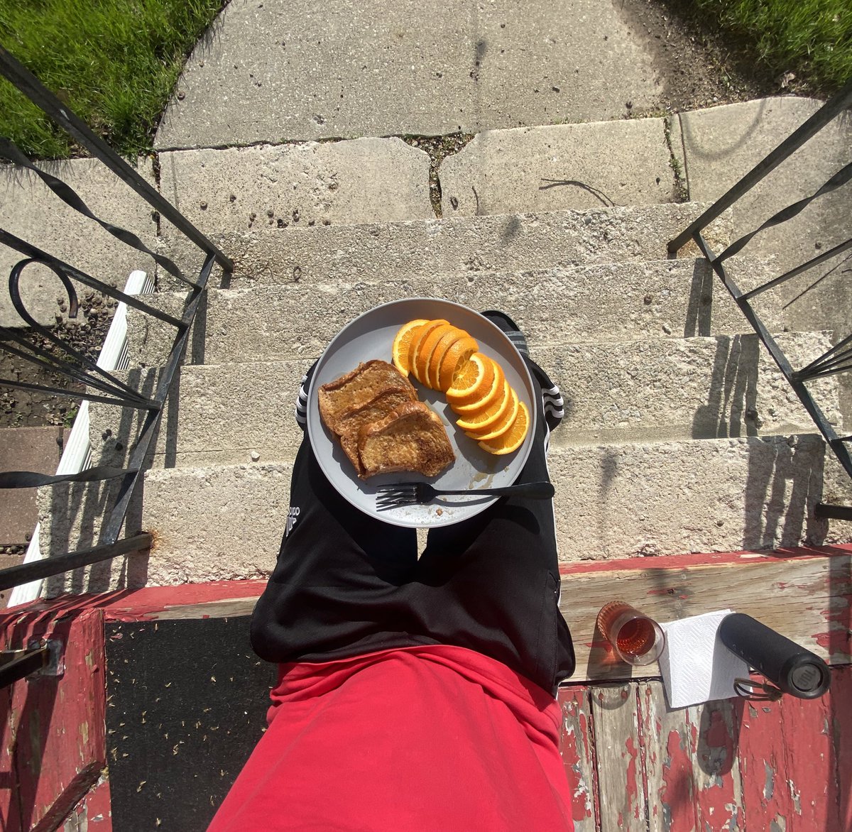 Nothing quite beats breakfast in the sun